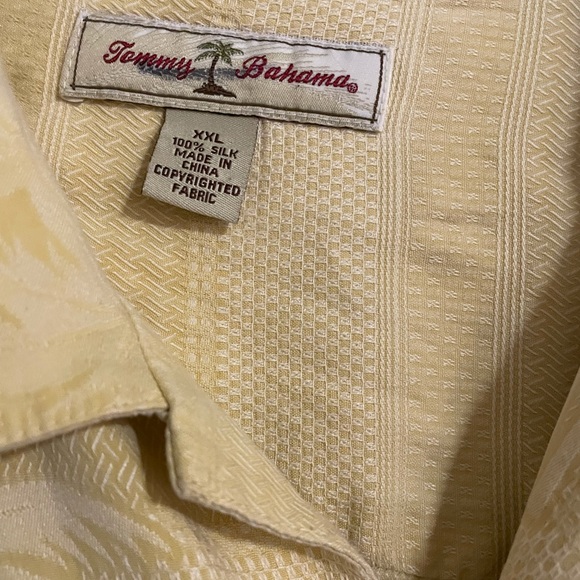 Tommy Bahama Yellow Paradise Button Down - Picture 2 of 2